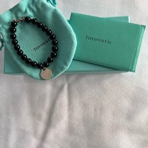Beautiful Tiffany black Onyx bracelet. Worn once.